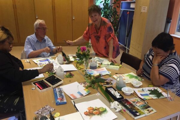 Watercolour painting class